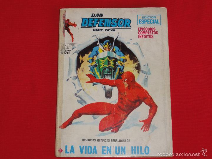 C&oacute;mics: DAN DEFENSOR. N&ordm; 28. LA VIDA EN UN HILO . C-10. DIFICIL!!! - Foto 1