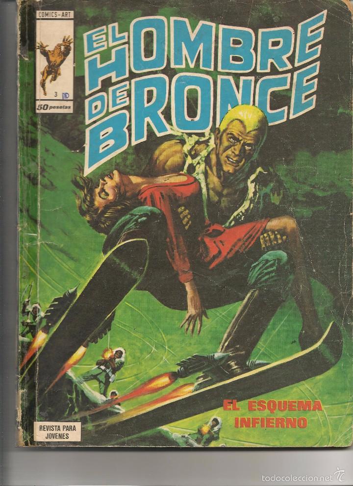 C&oacute;mics: EL HOMBRE DE BRONCE. N&Uacute;MERO 3. VERTICE /MUNDI COMICS. (C/A41) - Foto 1