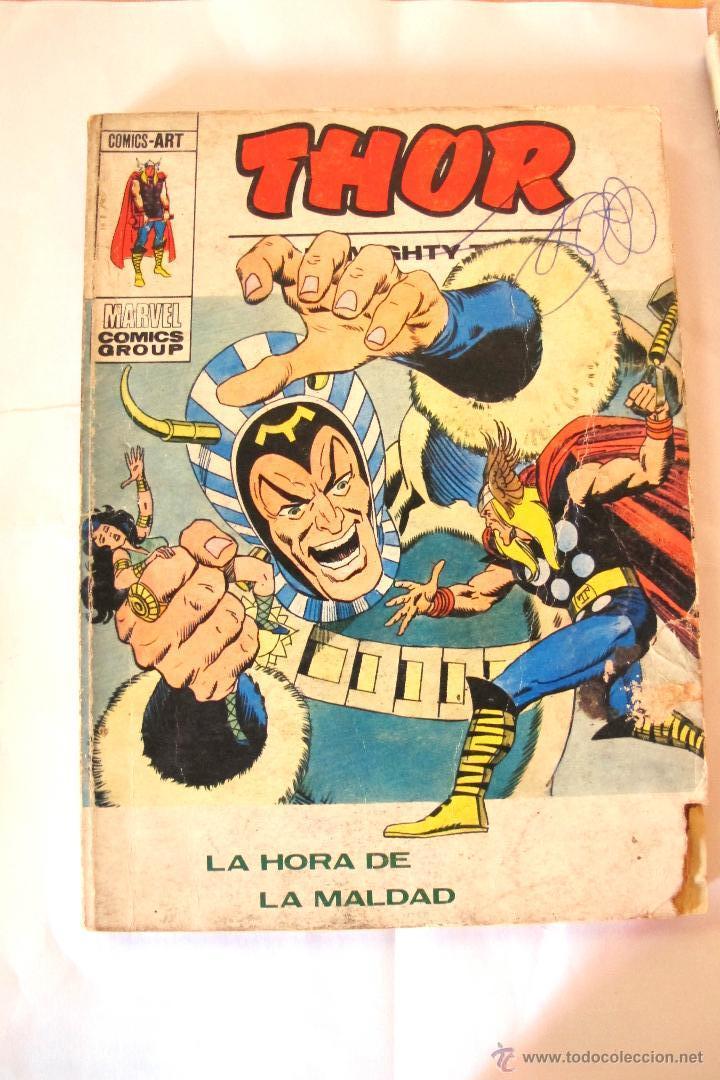 C&oacute;mics: THOR - LA HORA DE LA MALDAD FORMATO TACO. ED. VERTICE. MARVEL COMICS GROUP. THOR N&ordm; 34 FORMATO - Foto 1