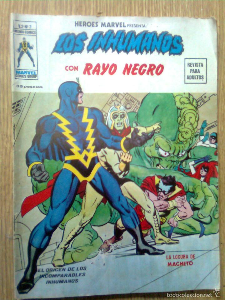 C&oacute;mics: Inhumanos, Los - Heroes Marvel Volumen 2 - n&ordm; 2 - Con rayo negro - Foto 1