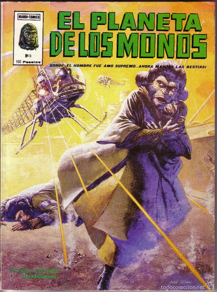 C&oacute;mics: LIBRO C&Oacute;MIC (98 Pgs.). * EL PLANETA DE LOS MONOS *. N&ordm; 5. ED. V&Eacute;RTICE. A&Ntilde;O 1979. COMO NUEVO - Foto 1