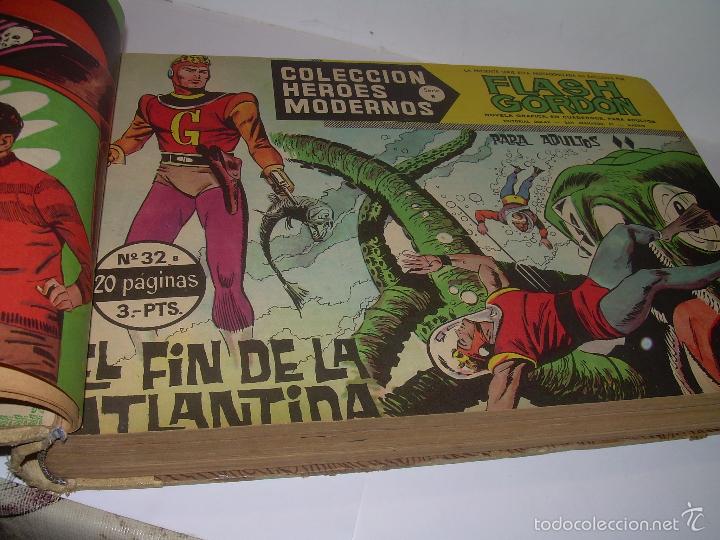 C&oacute;mics: COLECCION COMPLETA ENCUADERNADA DE LA EPOCA.........................DEL N&ordm; 31 AL 60....FLASH GORDON. - Foto 4