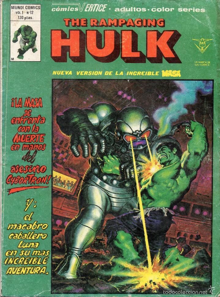 C&oacute;mics: COMIC VERTICE 1979 THE RAMPAGING HULK N&ordm; 12 (BUEN ESTADO) - Foto 1