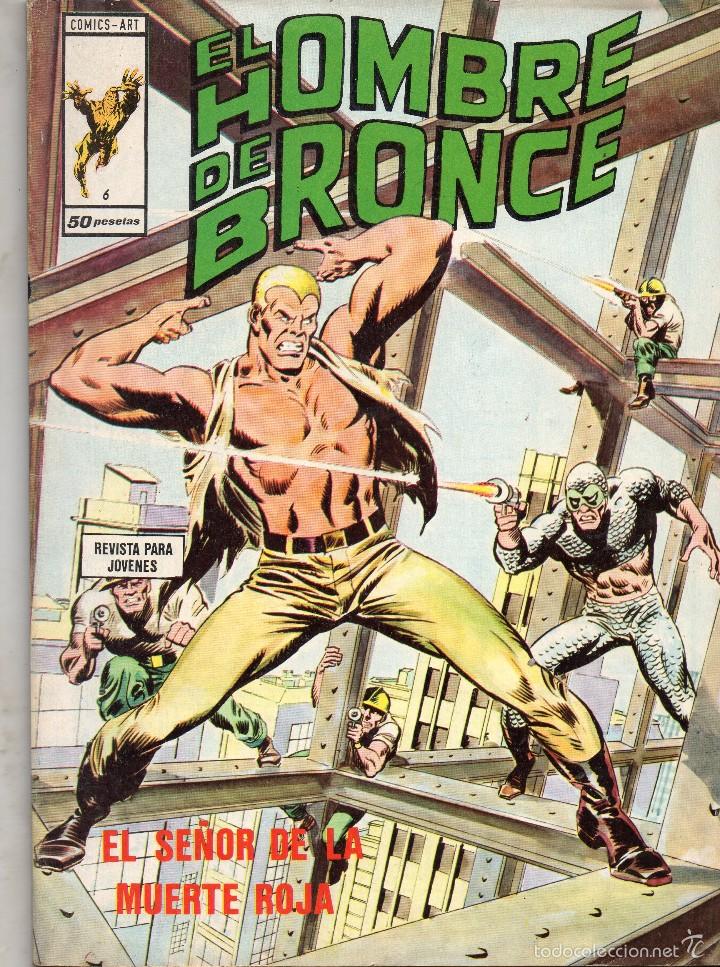 C&oacute;mics: COMIC VERTICE 1974 EL HOMBRE DE BRONCE N&ordm; 6 (EXCELENTE ESTADO) - Foto 1