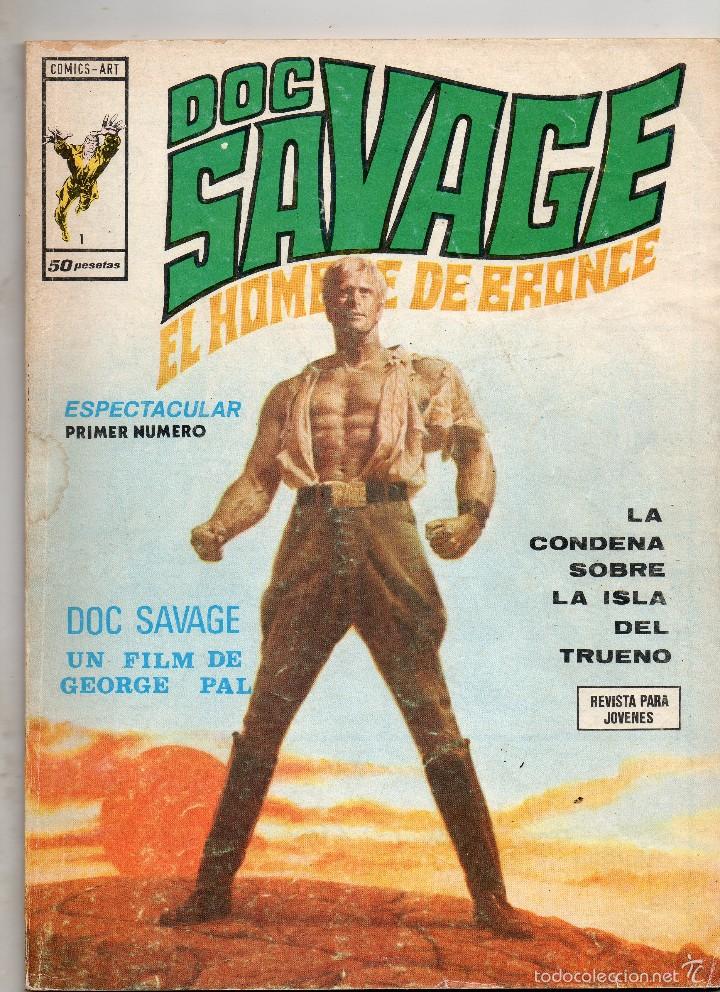 C&oacute;mics: COMIC VERTICE 1974 DOC SAVAGE N&ordm; 1 (BUEN ESTADO) - Foto 1