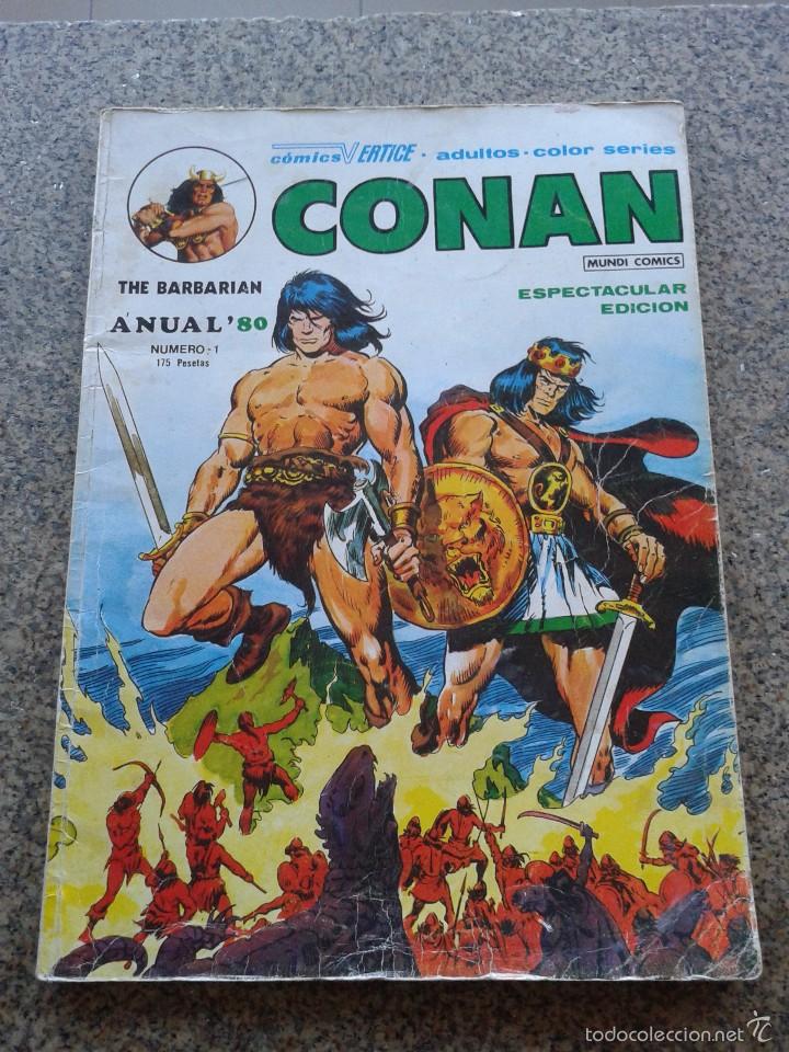 C&oacute;mics: CONAN -- ANUAL, 80 -- N&ordm; 1 -- MUNDI COMICS -- VERTICE -- - Foto 1
