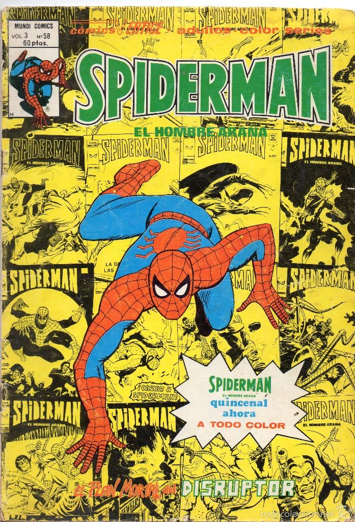 C&oacute;mics: COMIC VERTICE 1977 SPIDERMAN VOL3 N&ordm; 58 (BUEN ESTADO) - Foto 1