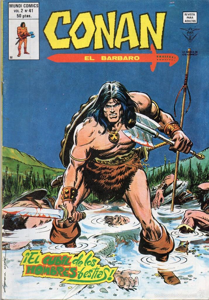 C&oacute;mics: COMIC VERTICE 1980 CONAN VOL2 N&ordm; 41 (BUEN ESTADO) - Foto 1