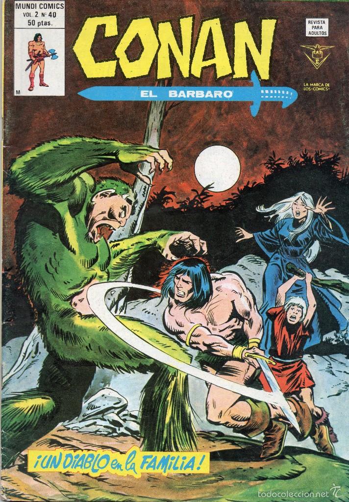 C&oacute;mics: COMIC VERTICE 1980 CONAN VOL2 N&ordm; 40 (BUEN ESTADO) - Foto 1