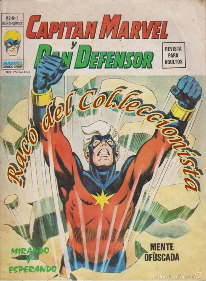 C&oacute;mics: HEROES MARVEL VERTICE VOLUMEN 2 NUMERO 1 CAPITAN MARVEL Y DAN DEFENSOR - Foto 1