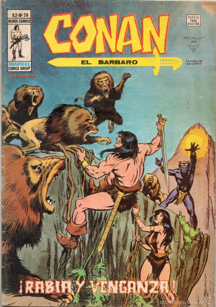C&oacute;mics: COMIC VERTICE 1979 CONAN EL BARBARO VOL2 N&ordm; 29 (USADO) - Foto 1