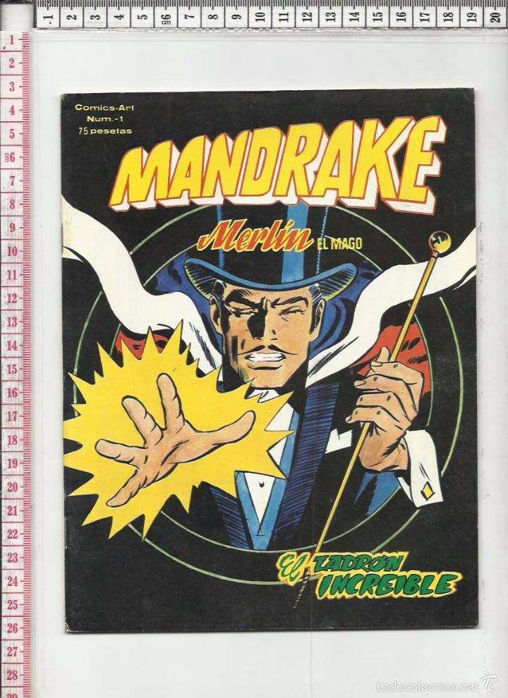 C&oacute;mics: 21.12 C&Oacute;MIC, TEBEO, MANDRAKE, MERLIN EL MAGO, N&ordm; 1 - Foto 1