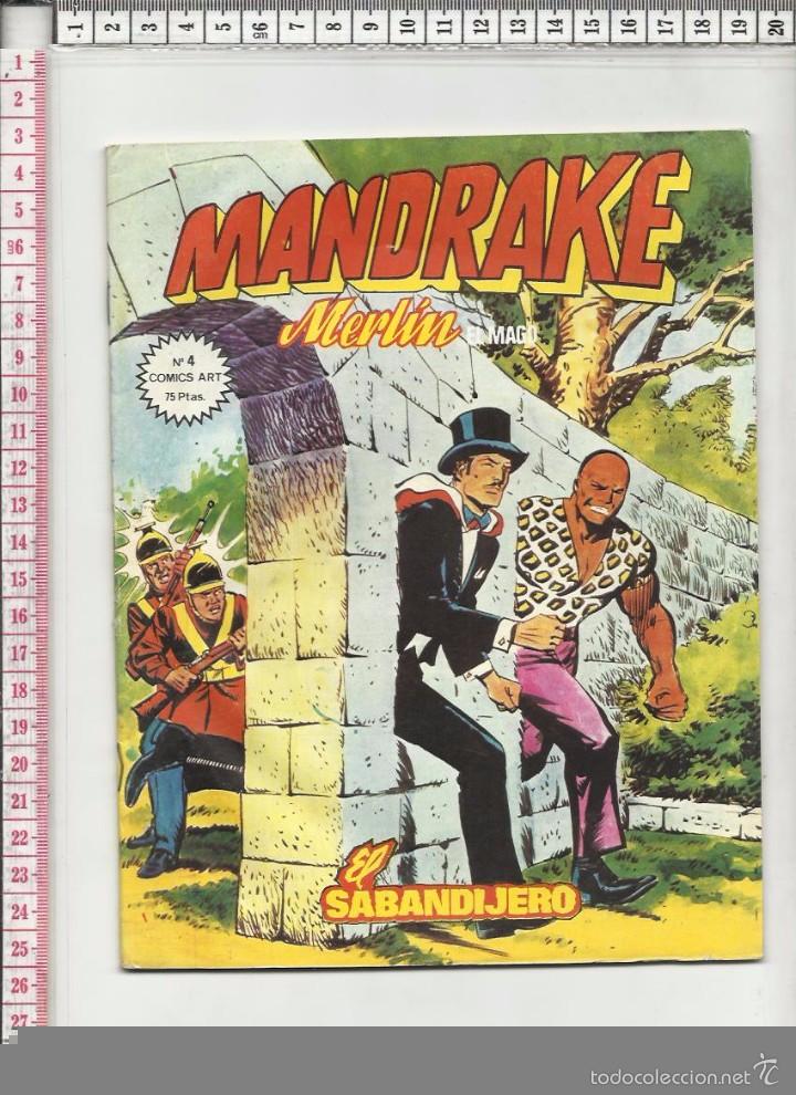 C&oacute;mics: 21.12 C&Oacute;MIC, TEBEO, MANDRAKE, MERLIN EL MAGO, N&ordm; 4 - Foto 1
