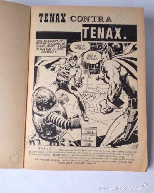 C&oacute;mics: Tenax el invencible Contra Tenax - 1973 - libro c&oacute;mic antiguo - Ediciones V&eacute;rtice - Foto 2
