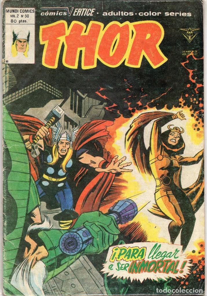 C&oacute;mics: COMIC VERTICE 1980 THOR VOL2 N&ordm; 50 (BUEN ESTADO) - Foto 1