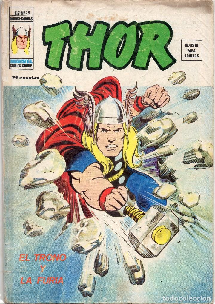 C&oacute;mics: COMIC VERTICE 1977 THOR VOL2 N&ordm; 28 (USADO) - Foto 1