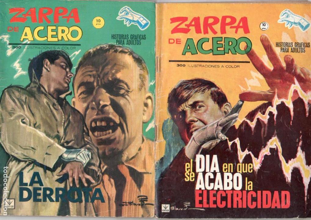 Cómics: LOTE ZARPA DE ACERO GRAPA ORIGINAL - NºS - 8,9,12,14,17,19 J. BLASCO DIBUJOS - EDI. VÉRTICE 1964-65 - Foto 2 - 63419372