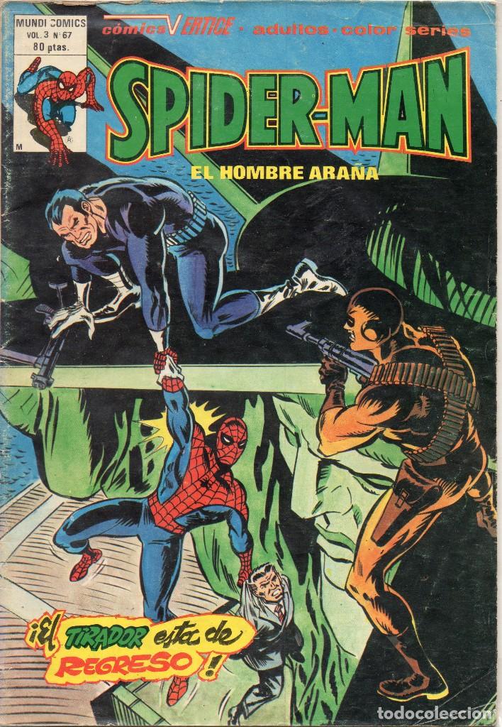 C&oacute;mics: COMIC VERTICE 1980 SPIDERMAN VOL3 N&ordm; 67 (BUEN ESTADO) - Foto 1