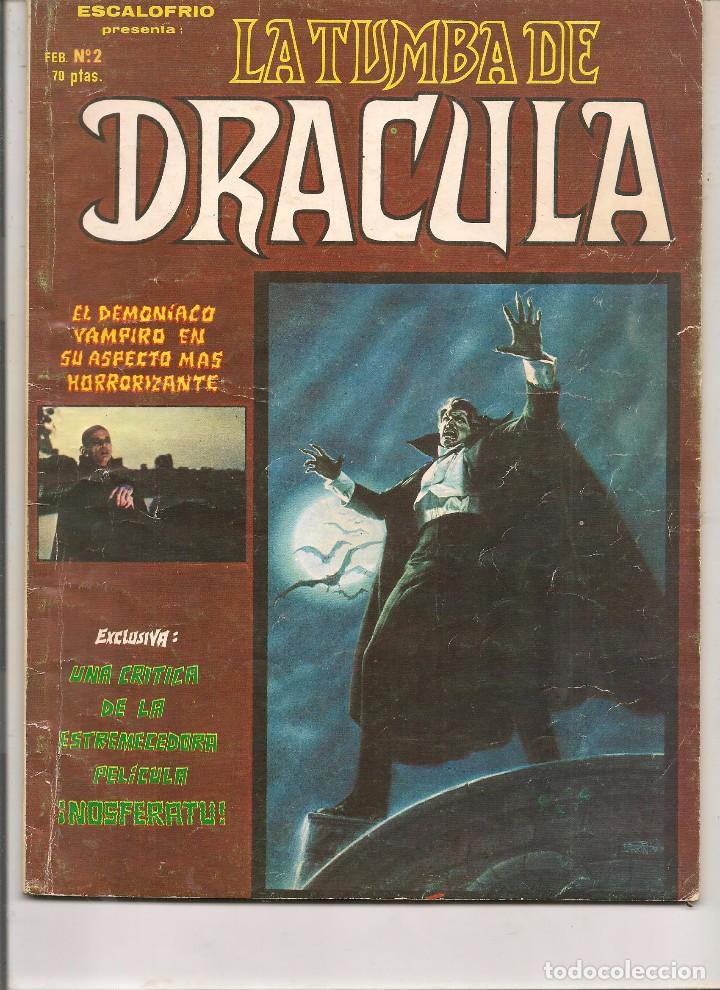 C&oacute;mics: ESCALOFRIO PRESENTA: LA TUMBA DE DR&Aacute;CULA. N&ordm; 2.  EDICIONES VERTICE. (Z/C11) - Foto 1