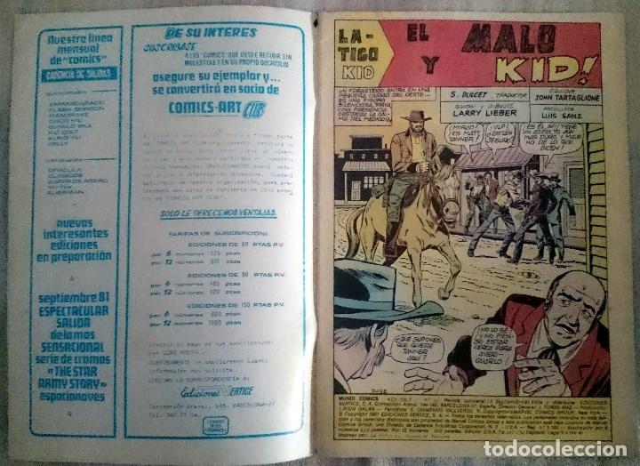 C&oacute;mics: Kid Colt y L&aacute;tigo Kid n&ordm; 12. V&eacute;rtice, 1981. - Foto 2
