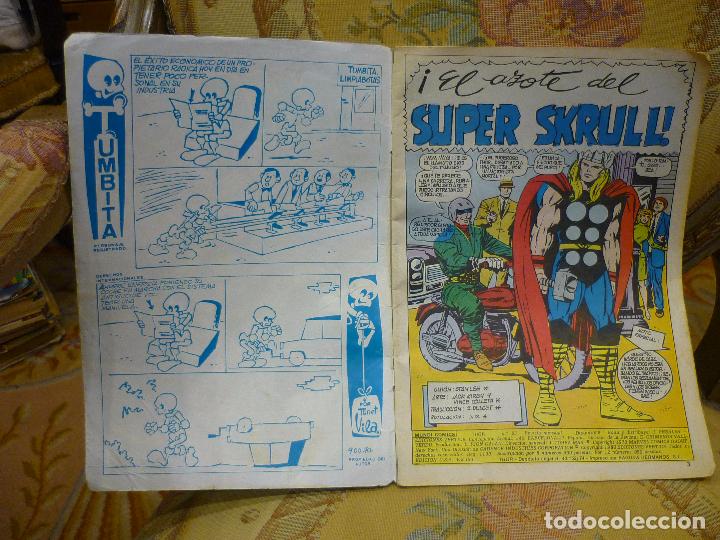 C&oacute;mics: THOR N&ordm; 53: &iexcl;EL AZOTE DEL SUPER SKRULL!. COMICS V&Eacute;RTICE 1.980. - Foto 3