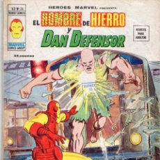 Cómics: COMIC VERTICE 1977 HEROES MARVEL VOL2 Nº 26 HOMBRE DE HIERRO Y DAN DEFENSOR (BUEN ESTADO). Lote 68455025