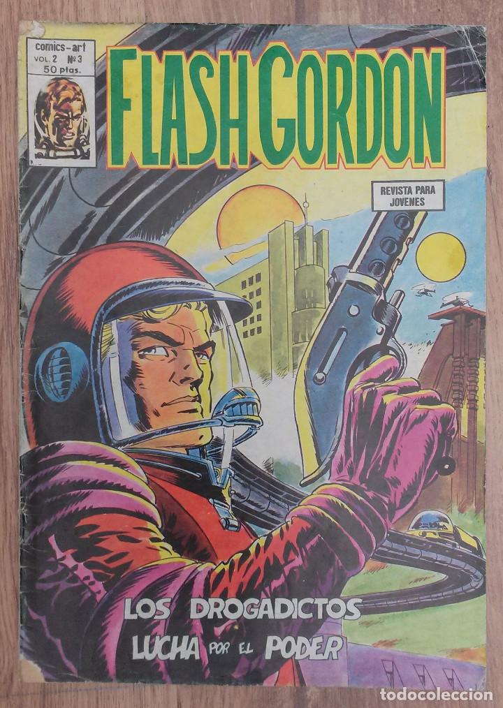 C&oacute;mics: Flash Gordon. Vol 2 N&ordm; 3 Comics-art. Ediciones Vertice 1979 (Blanco y negro) - Foto 1