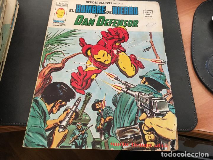 C&oacute;mics: EL HOMBRE DE HIERRO Y DAN DEFENSOR VOL 2 N&ordm; 14 (COB145) - Foto 1