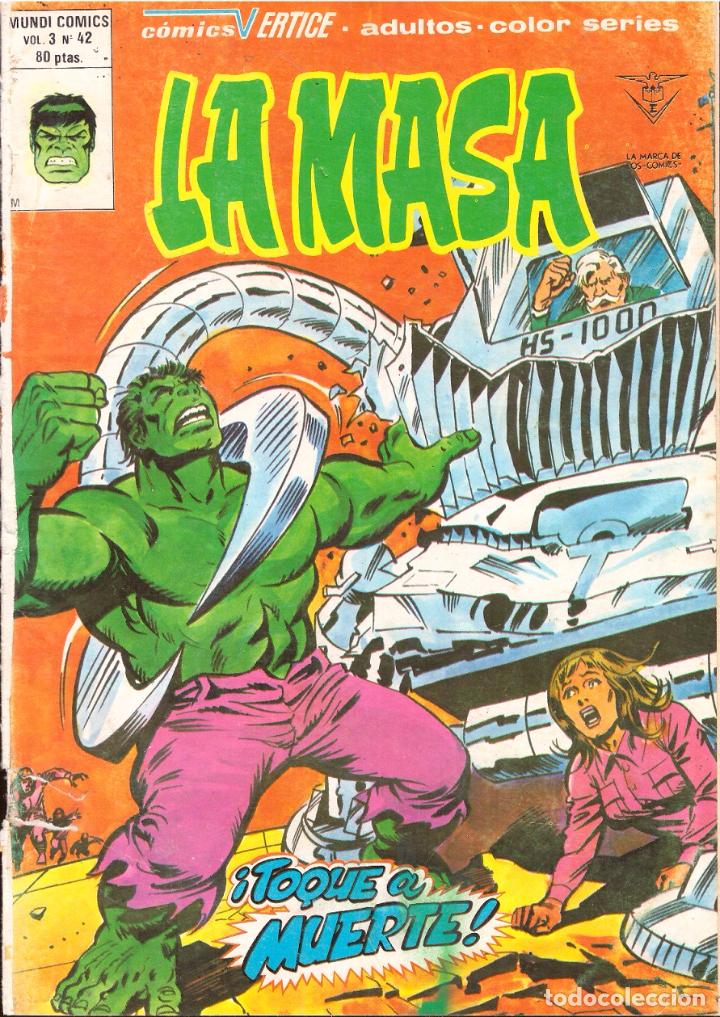 C&oacute;mics: Comic La Masa (El increible Hulk), Vol. 3, n&ordm; 42 - Mundi Comics Vertice - Foto 1