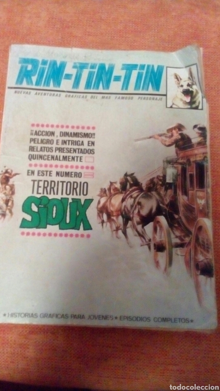 C&oacute;mics: C&oacute;mic Rin tin tin n19 v&eacute;rtice a&ntilde;o 1972. - Foto 1