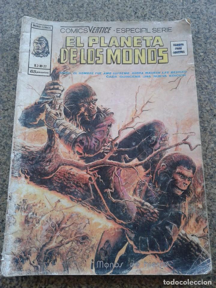 C&oacute;mics: EL PLANETA DE LOS SIMIOS -- V. 2 -- N&ordm; 27 -- MUNDI COMICS -- VERTICE -- - Foto 1