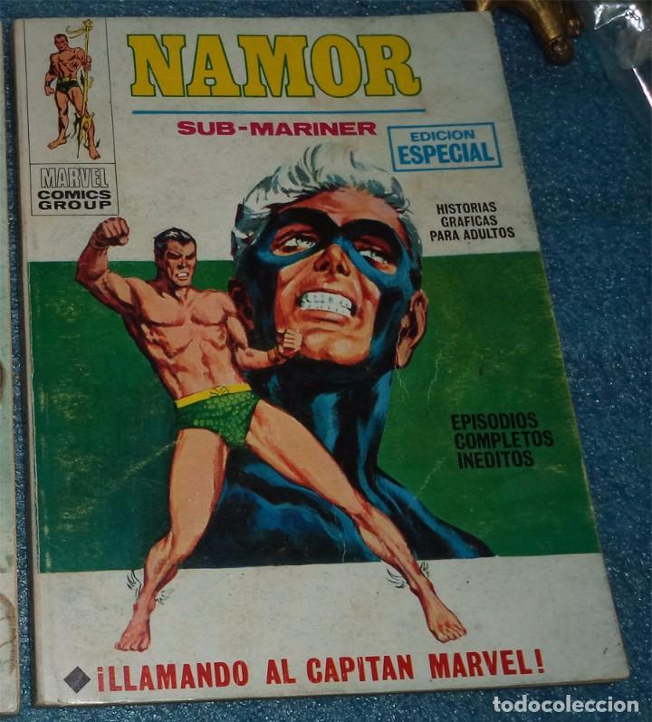 C&oacute;mics: NAMOR N.&ordm; 13 LLAMANDO AL CAPITAN MARVEL  VERTICE TACO - Foto 1