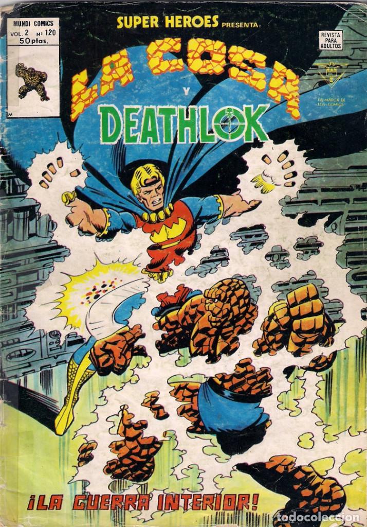 C&oacute;mics: S&uacute;per H&eacute;roes volumen 2. n&ordm; 120. La Cosa y Quasar. - Foto 1