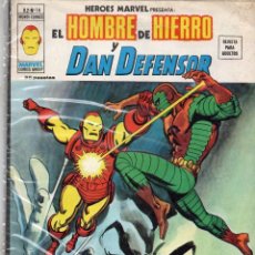 Fumetti: COMIC VERTICE 1976 HEROES MARVEL VOL2 Nº 18 EL HOMBRE DE HIERRO Y DAN DEFENSOR (MUY BUEN ESTADO)