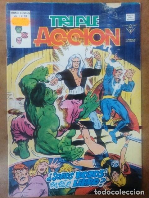 C&oacute;mics: TRIPLE ACCION VOL. 1 N&ordm; 20 - VERTICE - Foto 1