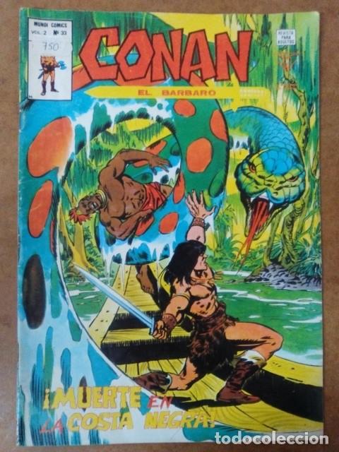 C&oacute;mics: CONAN EL BARBARO VOL. 2 N&ordm; 33 - VERTICE - Foto 1