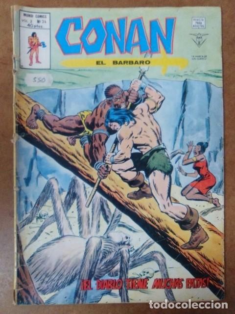 C&oacute;mics: CONAN EL BARBARO VOL. 2 N&ordm; 34 - VERTICE - Foto 1