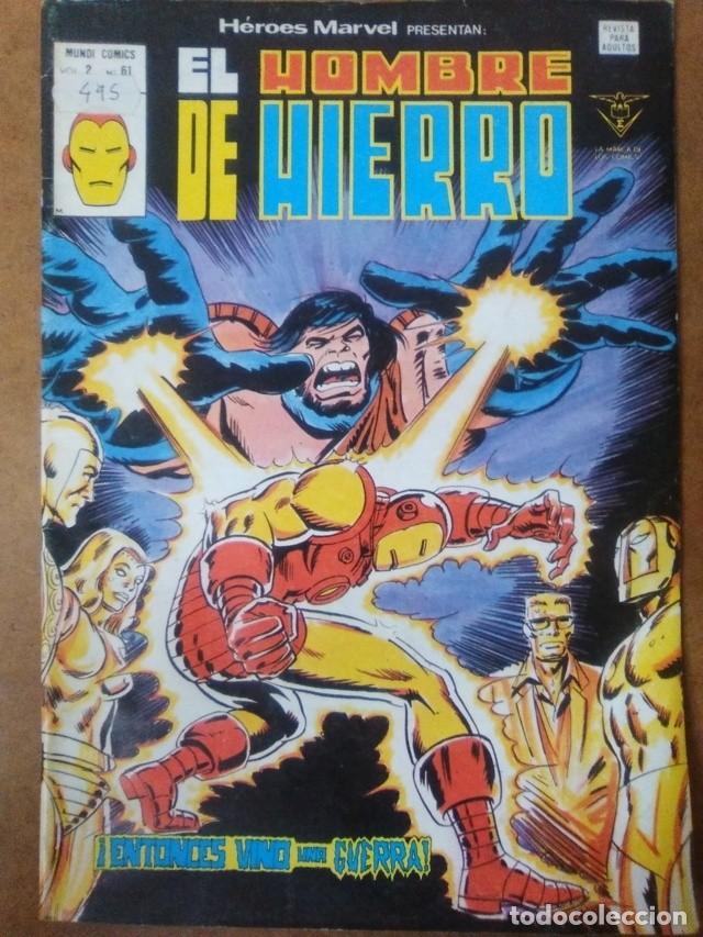 C&oacute;mics: HEROES MARVEL VOL. 2 N&ordm; 61 - VERTICE - Foto 1