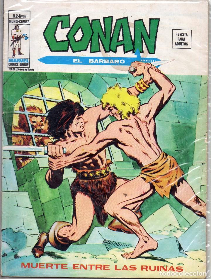C&oacute;mics: COMIC VERTICE 1976 CONAN VOL2 N&ordm; 16 (BUEN ESTADO) - Foto 1