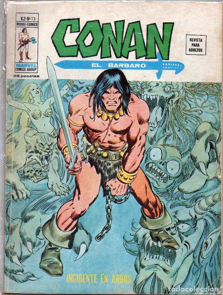 C&oacute;mics: COMIC VERTICE 1976 CONAN VOL2 N&ordm; 13 (BUEN ESTADO) - Foto 1