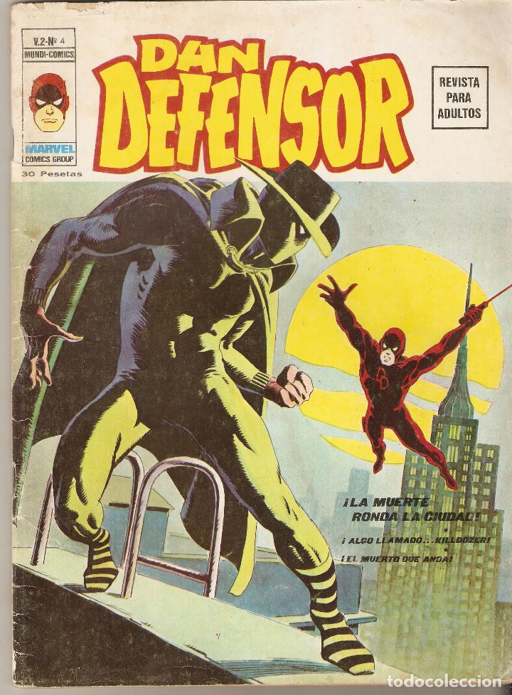 C&oacute;mics: V&Eacute;RTICE VOL. 2 DAN DEFENSOR N&ordm; 4 - 1974 - 30 PTS - LA MUERTE RONDA LA CIUDAD - Foto 1