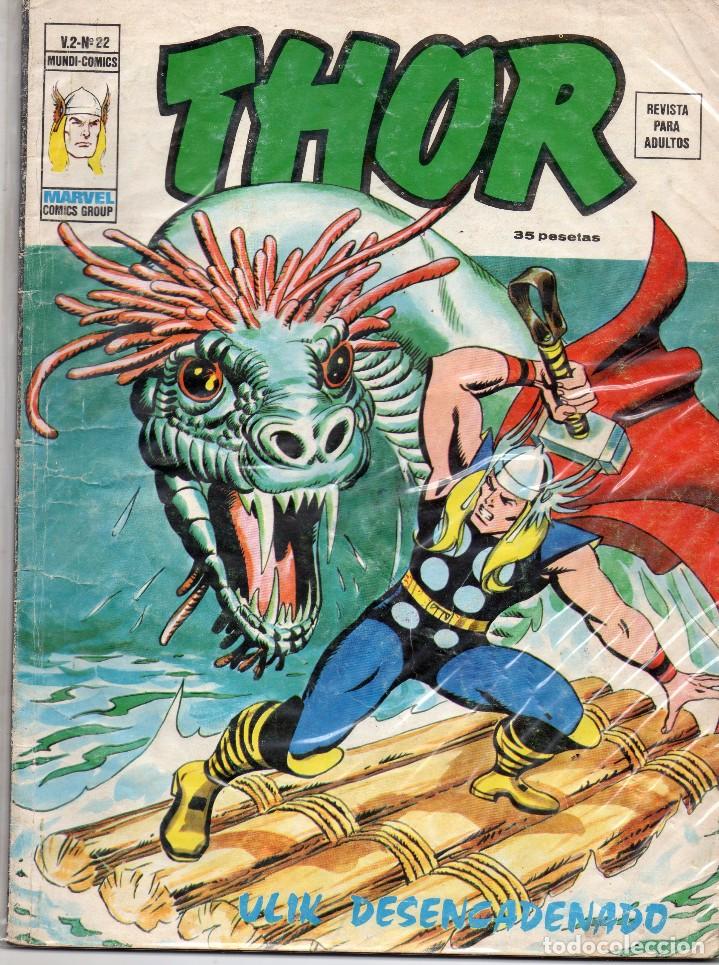C&oacute;mics: COMIC VERTICE 1976 THOR VOL2 N&ordm; 22 (BUEN ESTADO) - Foto 1