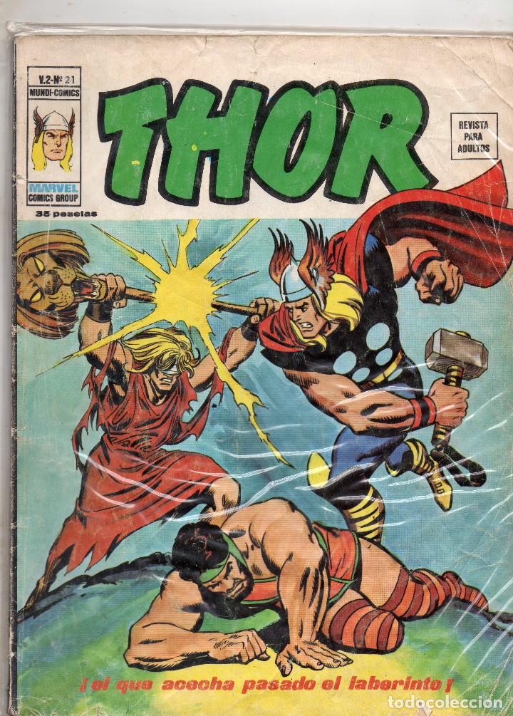 C&oacute;mics: COMIC VERTICE 1976 THOR VOL2 N&ordm; 21 (BUEN ESTADO) - Foto 1