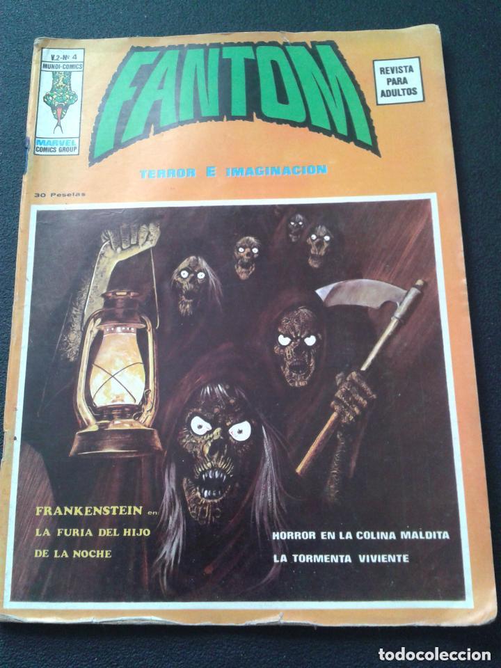 C&oacute;mics: FANTOM ** TERROR E IMAGINACI&Oacute;N ** EDICIONES V&Eacute;RTICE ** V. 2 - N&ordm; 4 ** 1974 ** - Foto 1