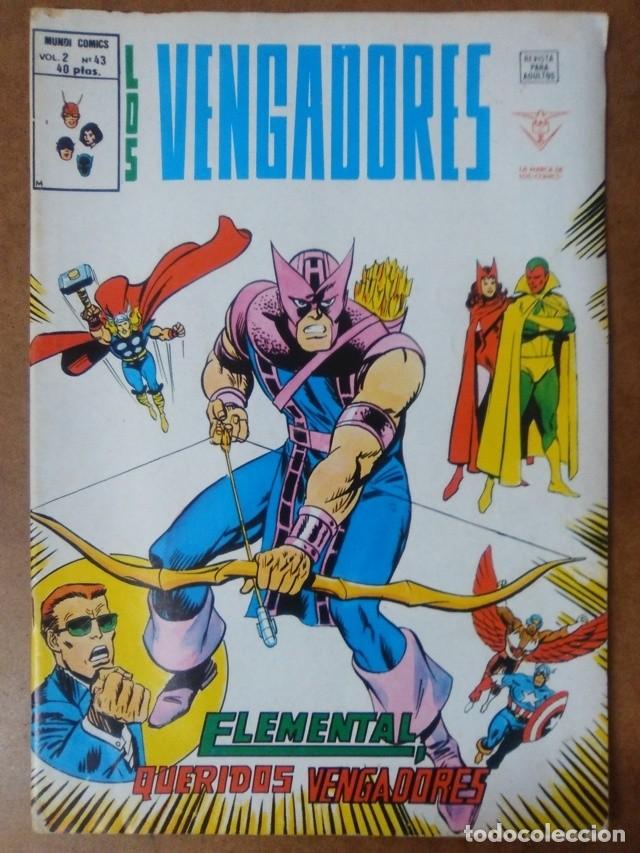 C&oacute;mics: LOS VENGADORES VOL. 2 N&ordm; 43 - VERTICE - Foto 1