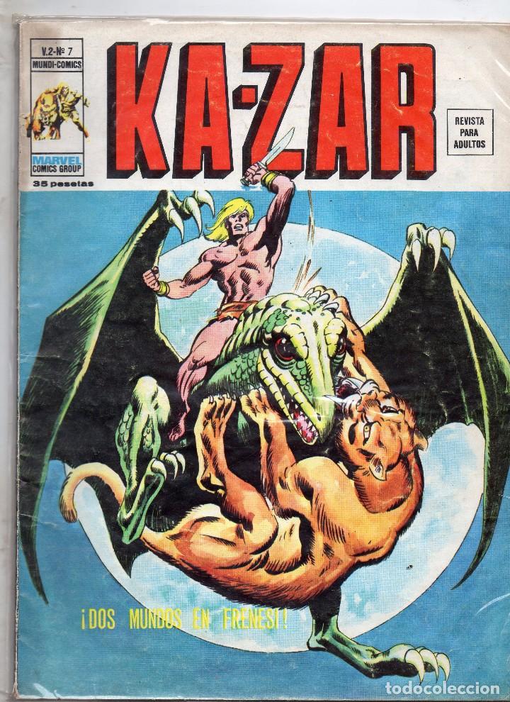C&oacute;mics: COMIC VERTICE 1976 KA-ZAR VOL2 N&ordm; 7 (MUY BUEN ESTADO) - Foto 1