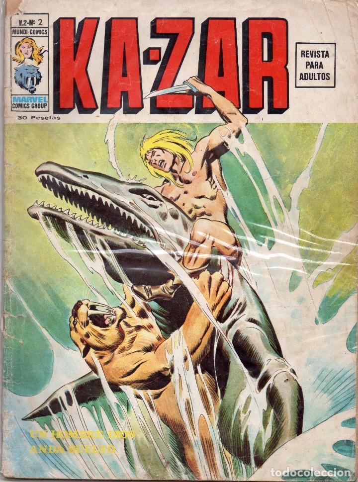 C&oacute;mics: COMIC VERTICE 1975 KA-ZAR VOL2 N&ordm; 2 (BUEN ESTADO) - Foto 1