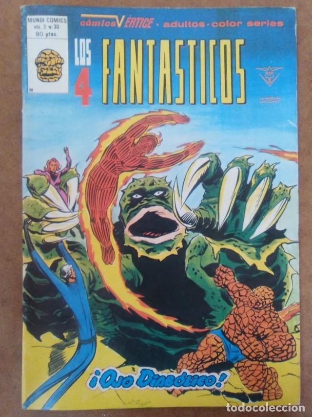 C&oacute;mics: 4 FANTASTICOS VOL. 3 N&ordm; 30 - VERTICE - Foto 1