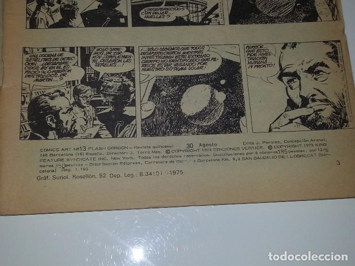 C&oacute;mics: ANTIGUO COMIC FLASH GORDON COMICS ART V.1 N&ordm; 13 ED. VERTICE A&Ntilde;O 1975 - Foto 7