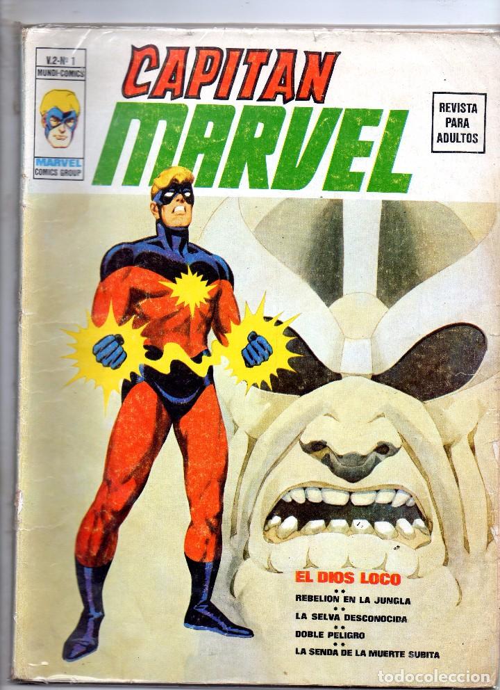 C&oacute;mics: COMIC VERTICE 1974 CAPITAN MARVEL VOL2 N&ordm; 1 (BUEN ESTADO) - Foto 1